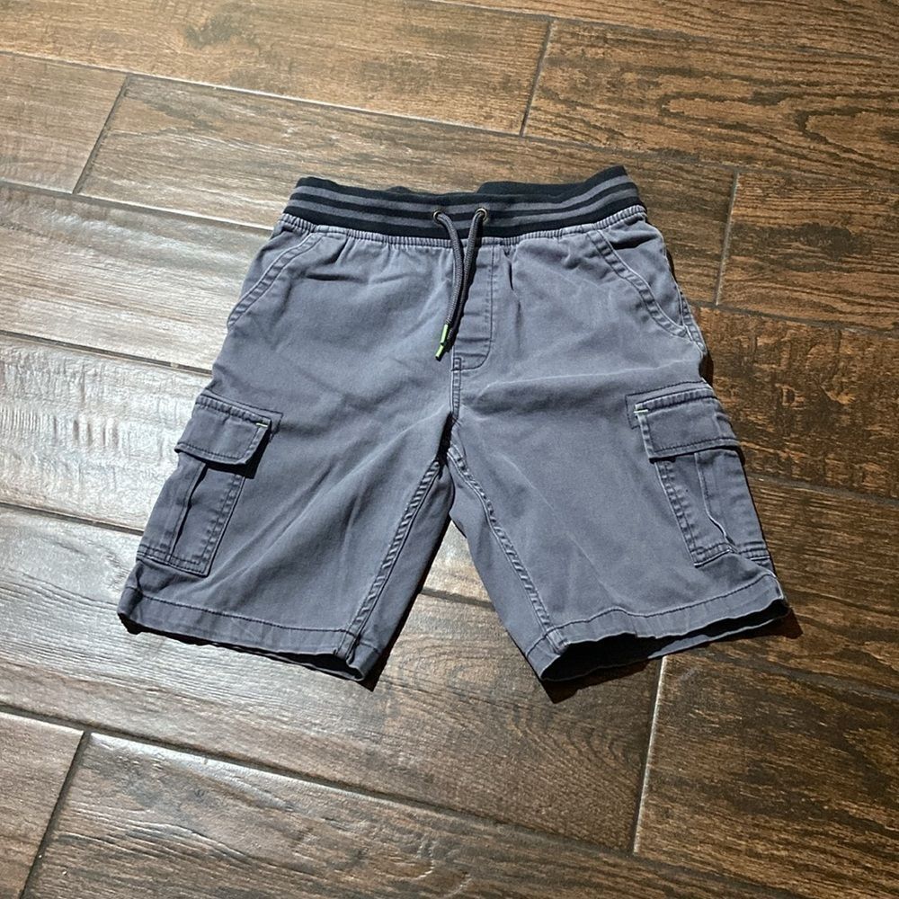 10/$50 Wonder Nation Kids Gray Cargo Shorts Size XL (14-16)